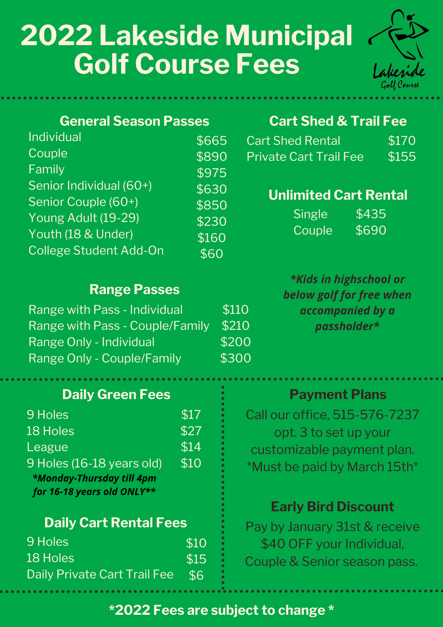 Lakeside Municipal Golf Course / City of Fort Dodge, Iowa