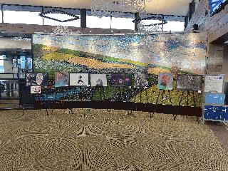 Mosaic Wall and ICCC Student Art