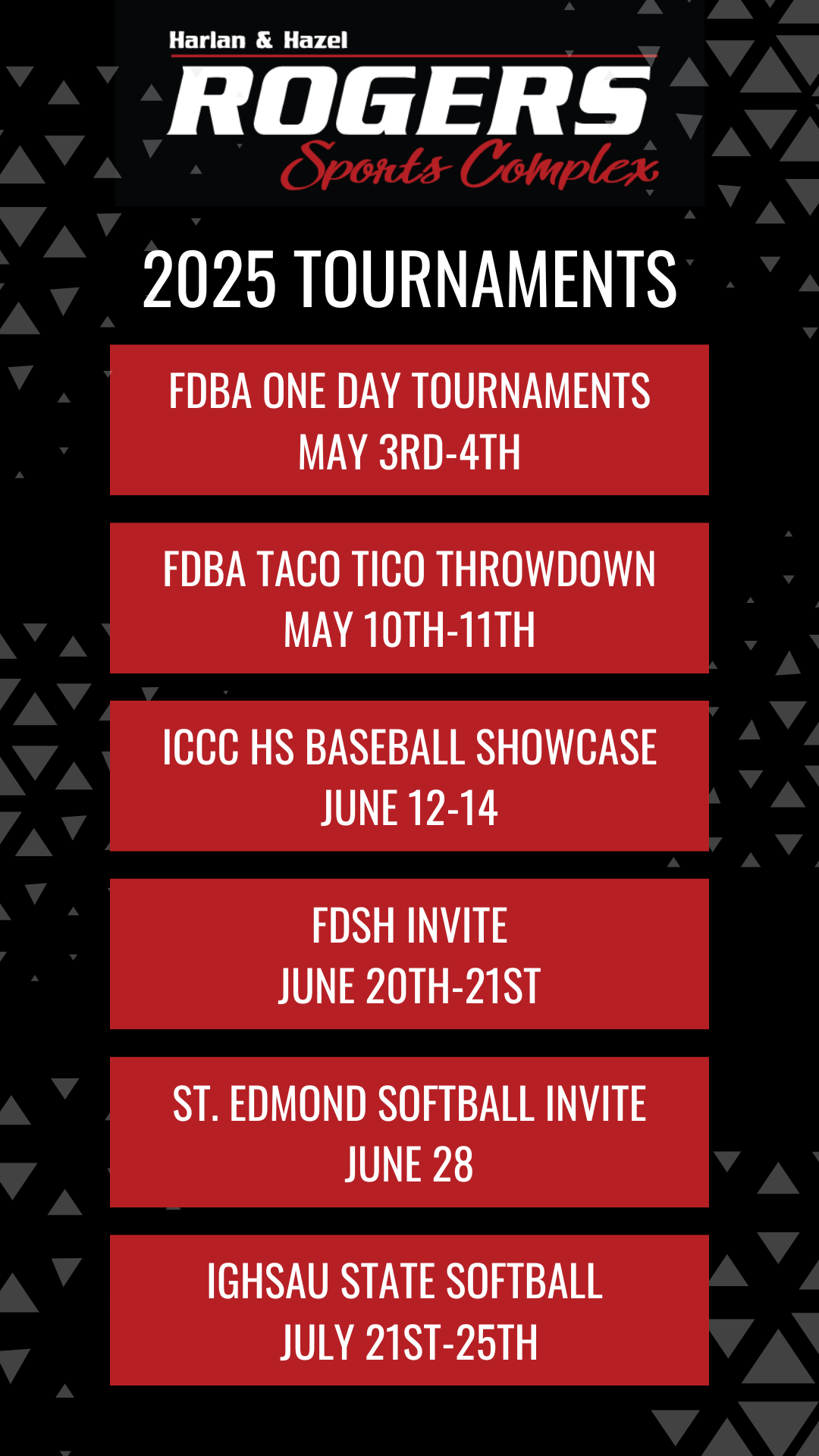 2025 tourneys